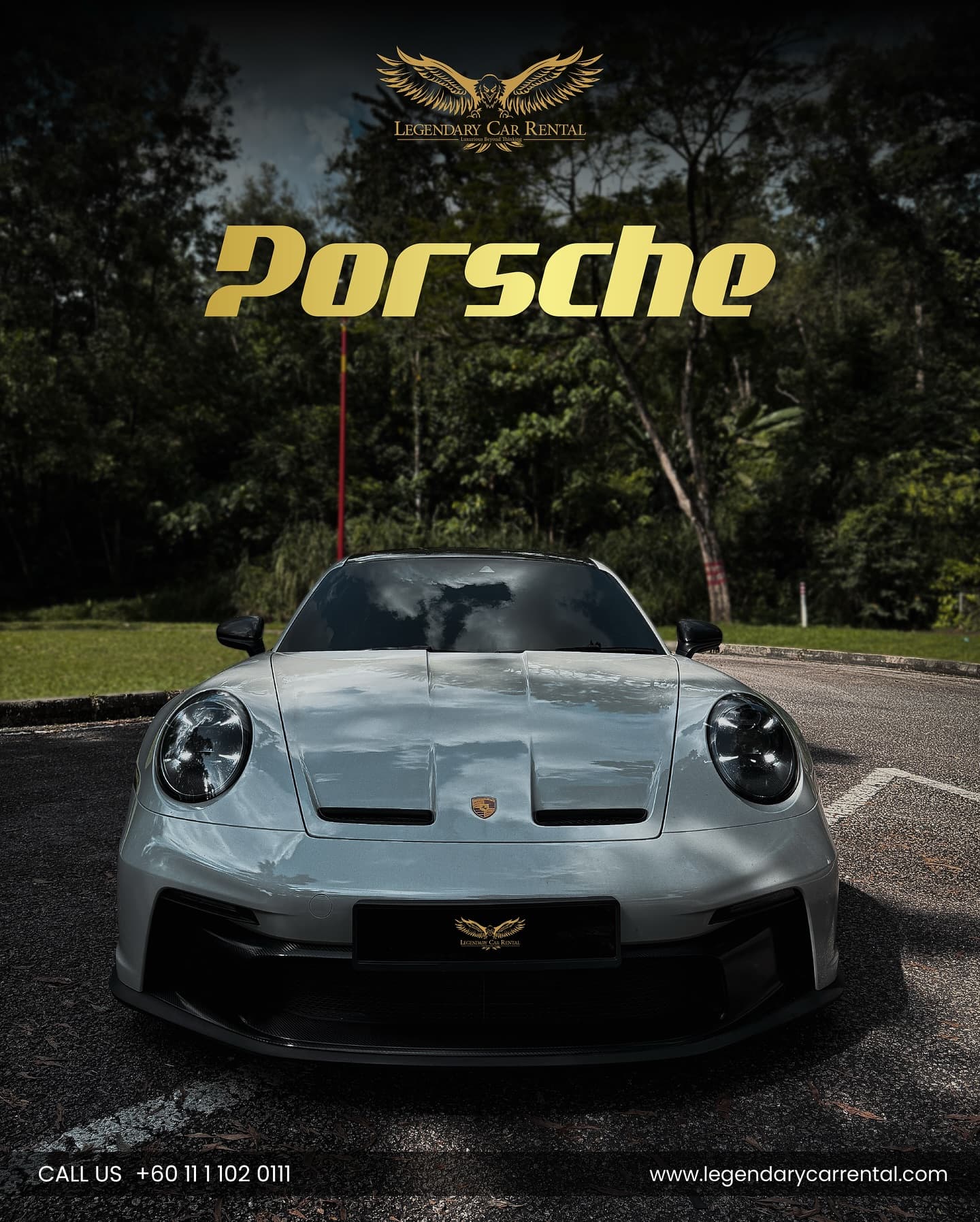 2023 Porsche 911 GT3 available for visitor self-drive hire in Kuala Lumpur