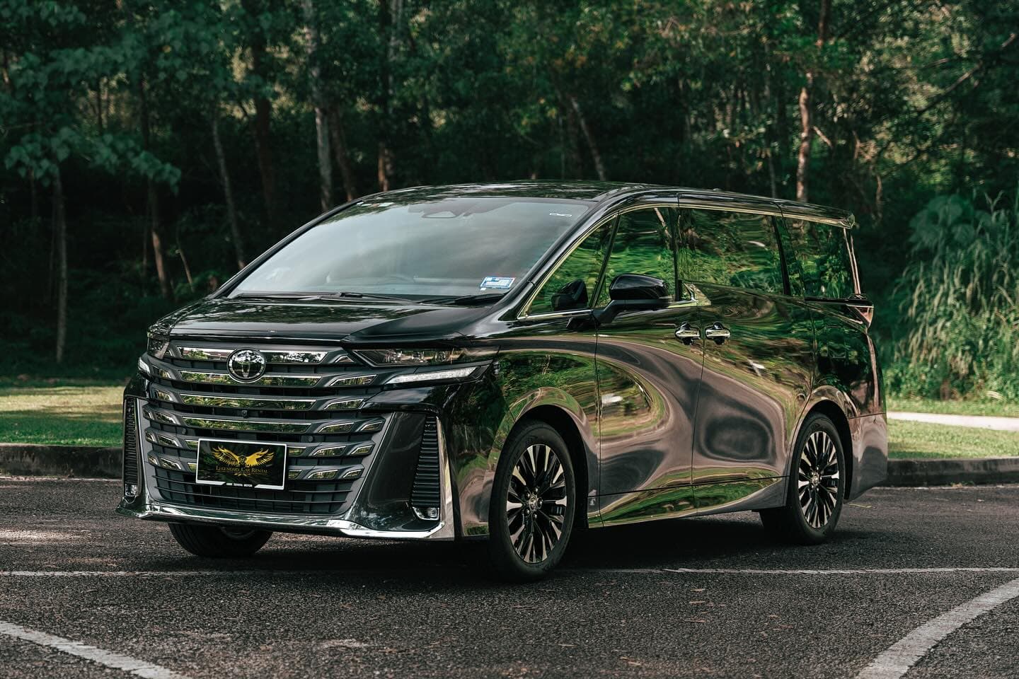 2024 Toyota Vellfire 2024 available for visitor self-drive hire in Kuala Lumpur